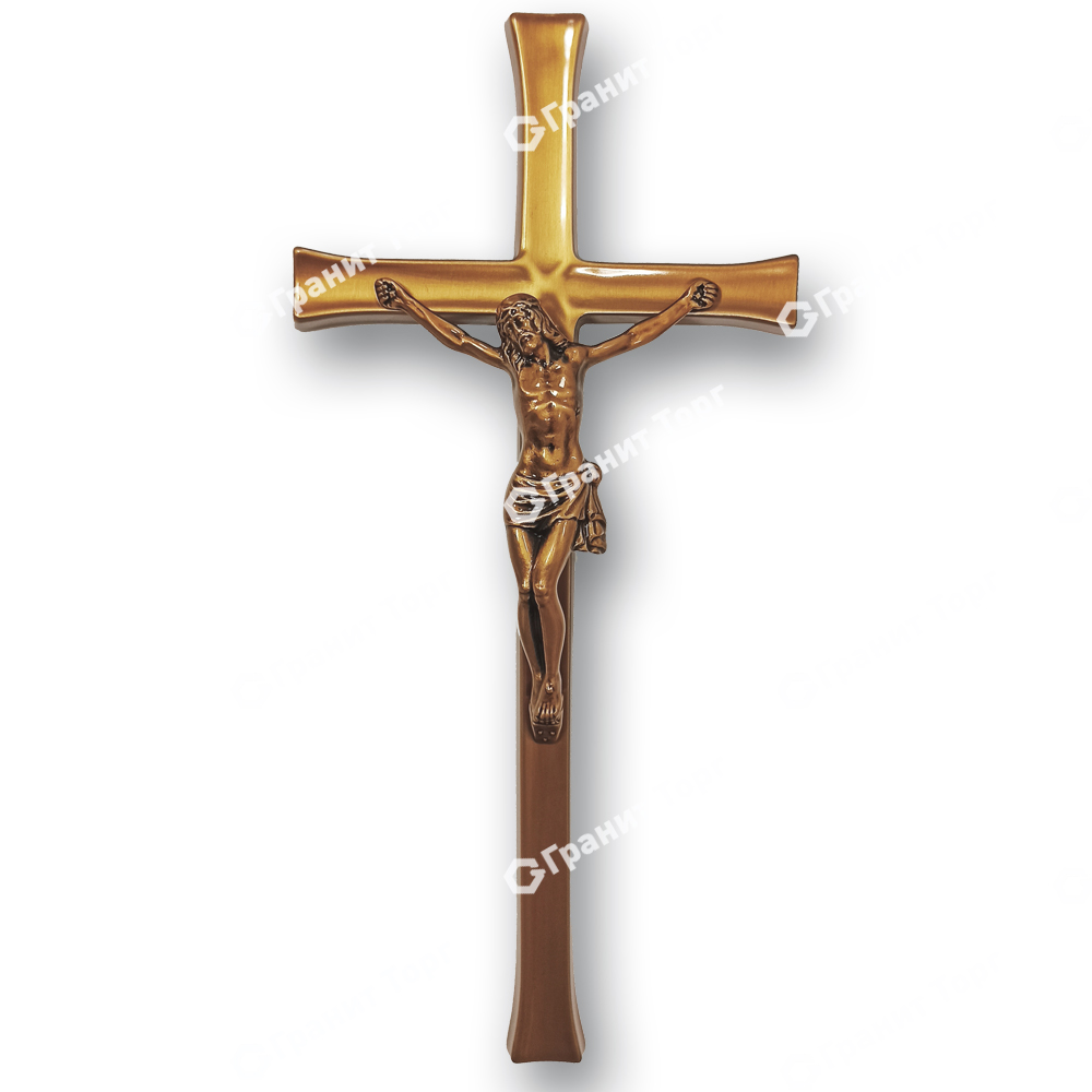Caggiati бронзовый крест P 23 373 на памятник | ГранитТорг 