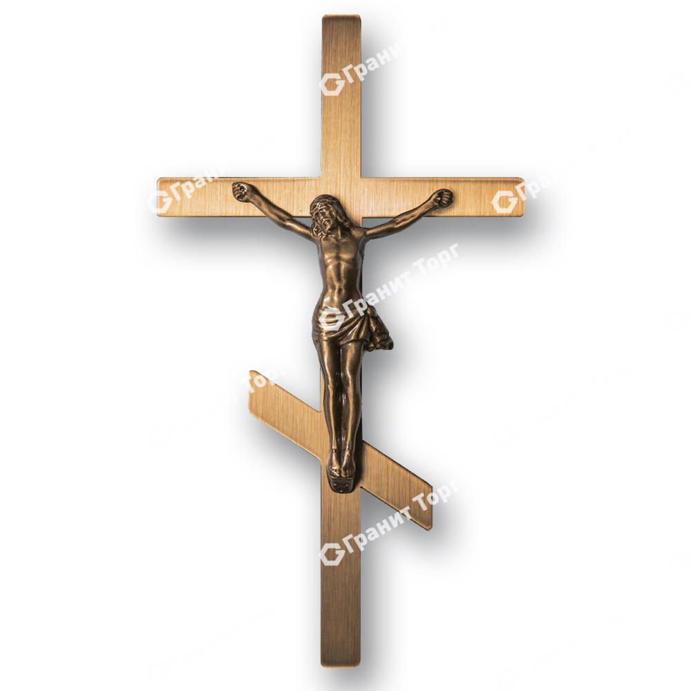 Caggiati бронзовый крест P 24 840 на памятник | ГранитТорг 