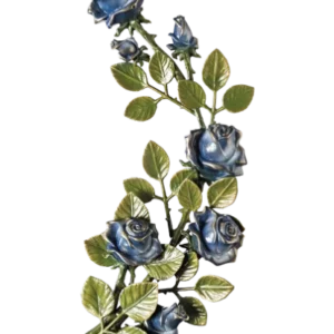 Ветка синих роз